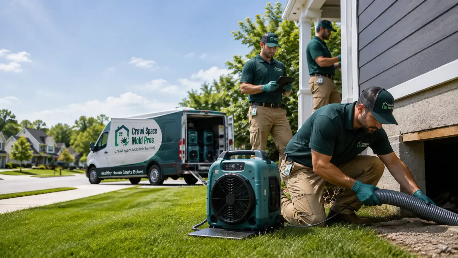 Crawl Space Mold Removal in Interlochen, MI